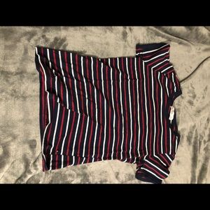 Hollister Tops - striped hollister t-shirt Hollister Tops - striped hollister t-shirt